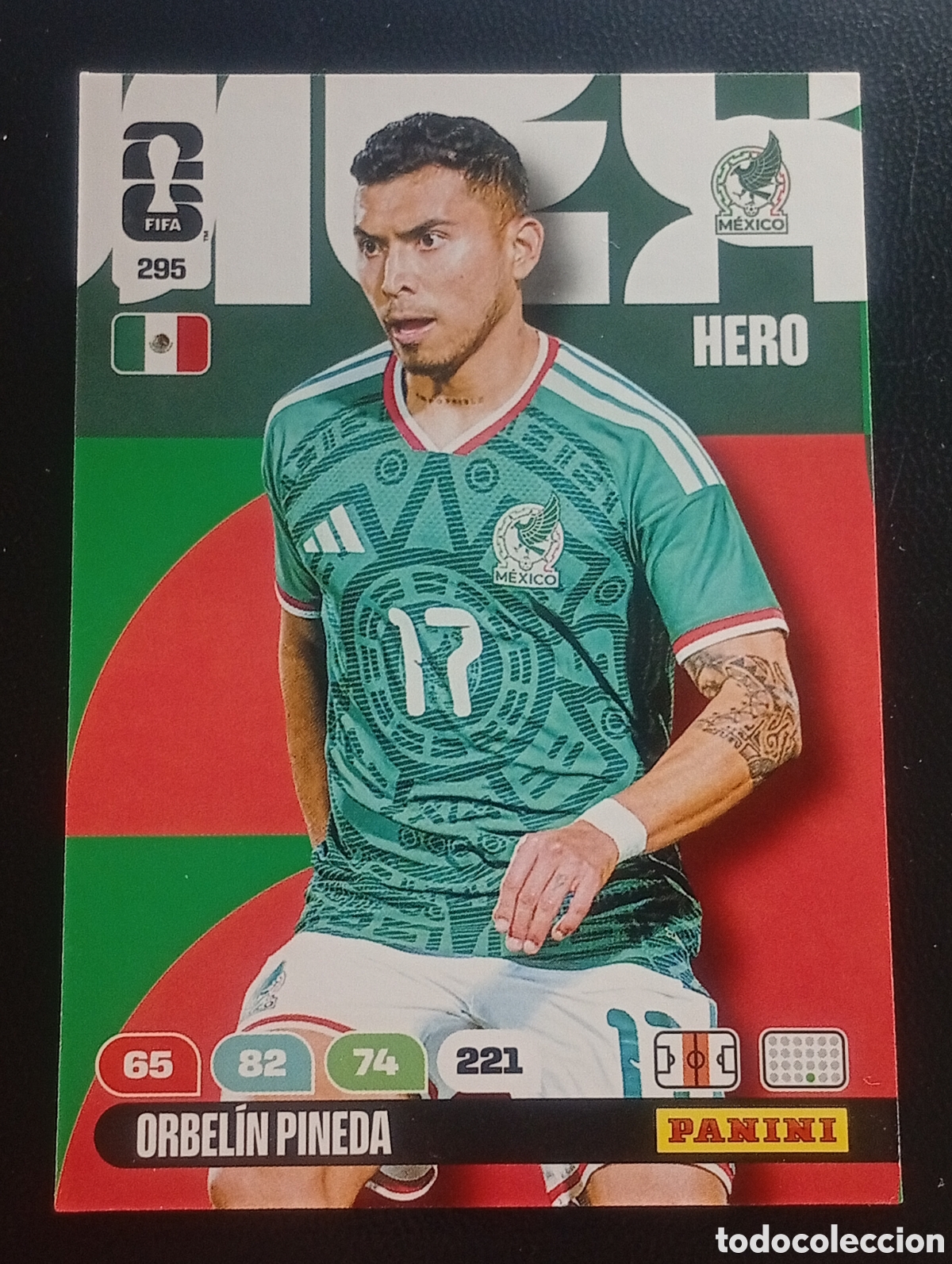 Cromos de F&uacute;tbol: 295 ORBELIN PINEDA M&Eacute;XICO MEJICO PANINI ADRENALYN MUNDIAL WORLD CUP 2026 CARD TOPPS USA MEX CAN