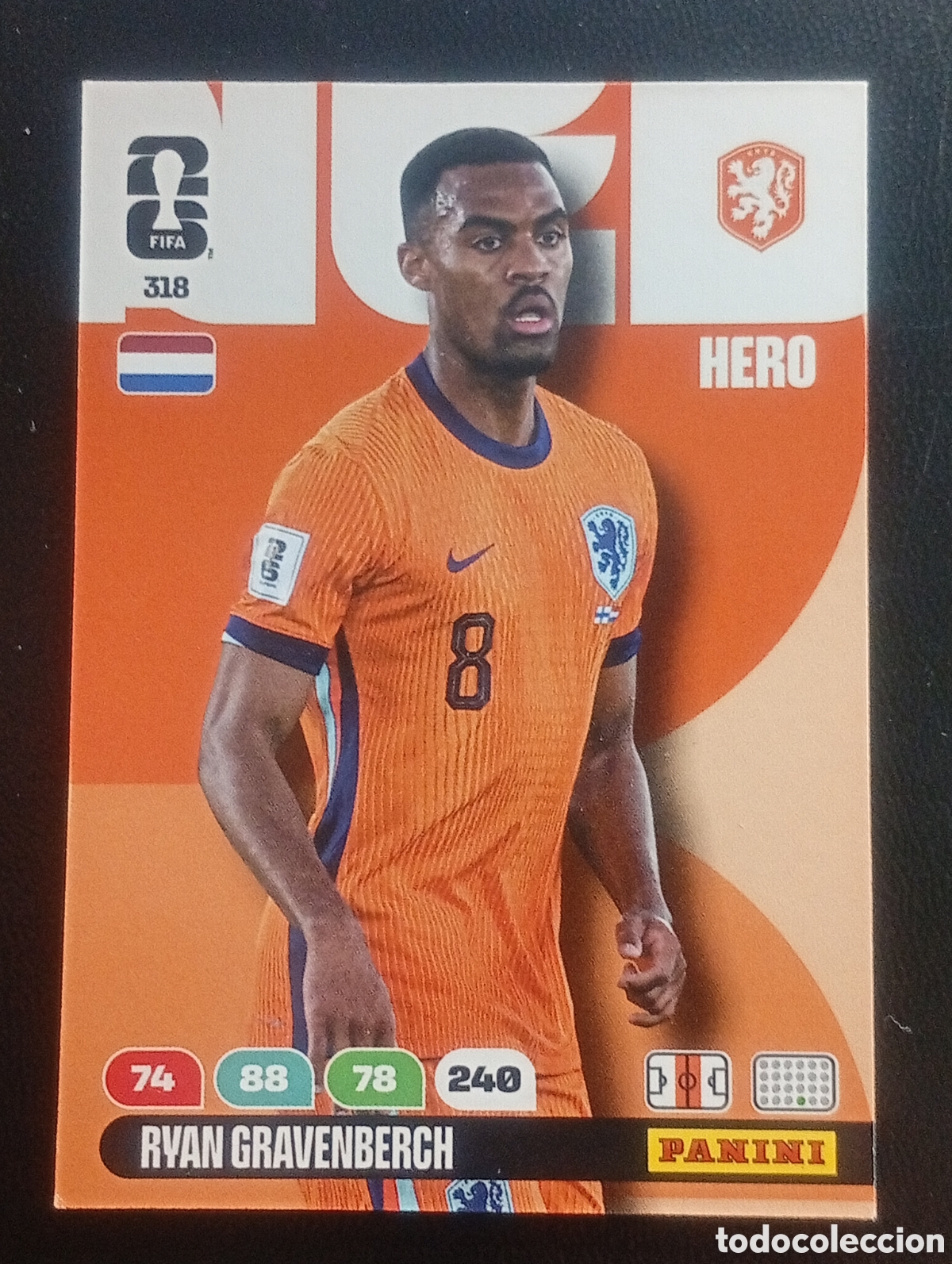 Cromos de F&uacute;tbol: 318 GRAVENBERCH NETHERLANDS HOLANDA PANINI ADRENALYN MUNDIAL WORLD CUP 2026 CARD TOPPS USA MEX CAN