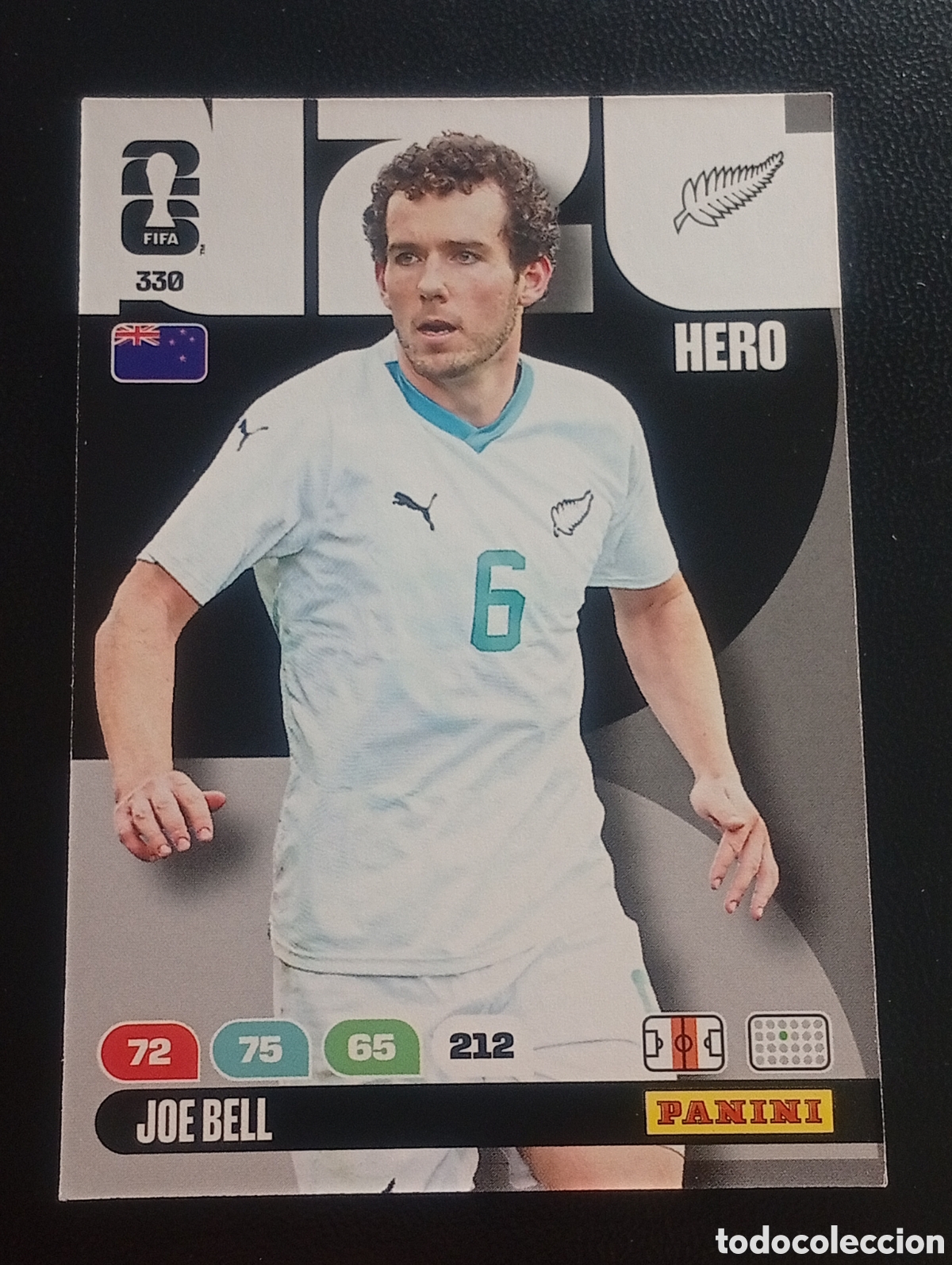 Cromos de F&uacute;tbol: 330 JOE BELL NUEVA ZELANDA NZL PANINI ADRENALYN MUNDIAL WORLD CUP 2026 CARD TOPPS USA MEX CAN