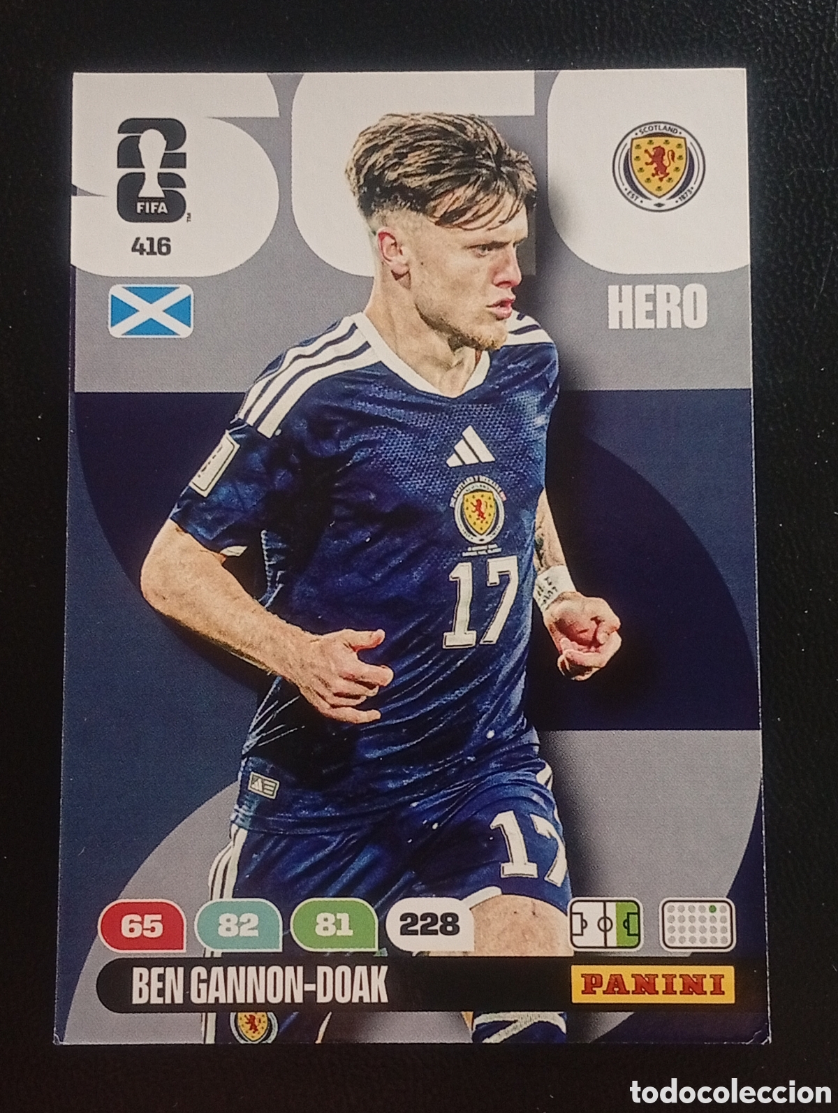 Cromos de F&uacute;tbol: 416 GANNON DOAK ESCOCIA SCOTLAND PANINI ADRENALYN MUNDIAL WORLD CUP 2026 CARD TOPPS USA MEX CAN