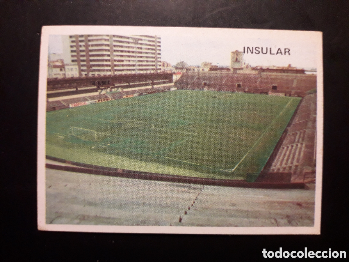 Cromos de F&uacute;tbol: ESTADIO INSULAR LAS PALMAS ED MAGA 1975 1976 N&deg; 376 SIN PEGAR, PEDIDO M&Iacute;NIMO 3&euro;