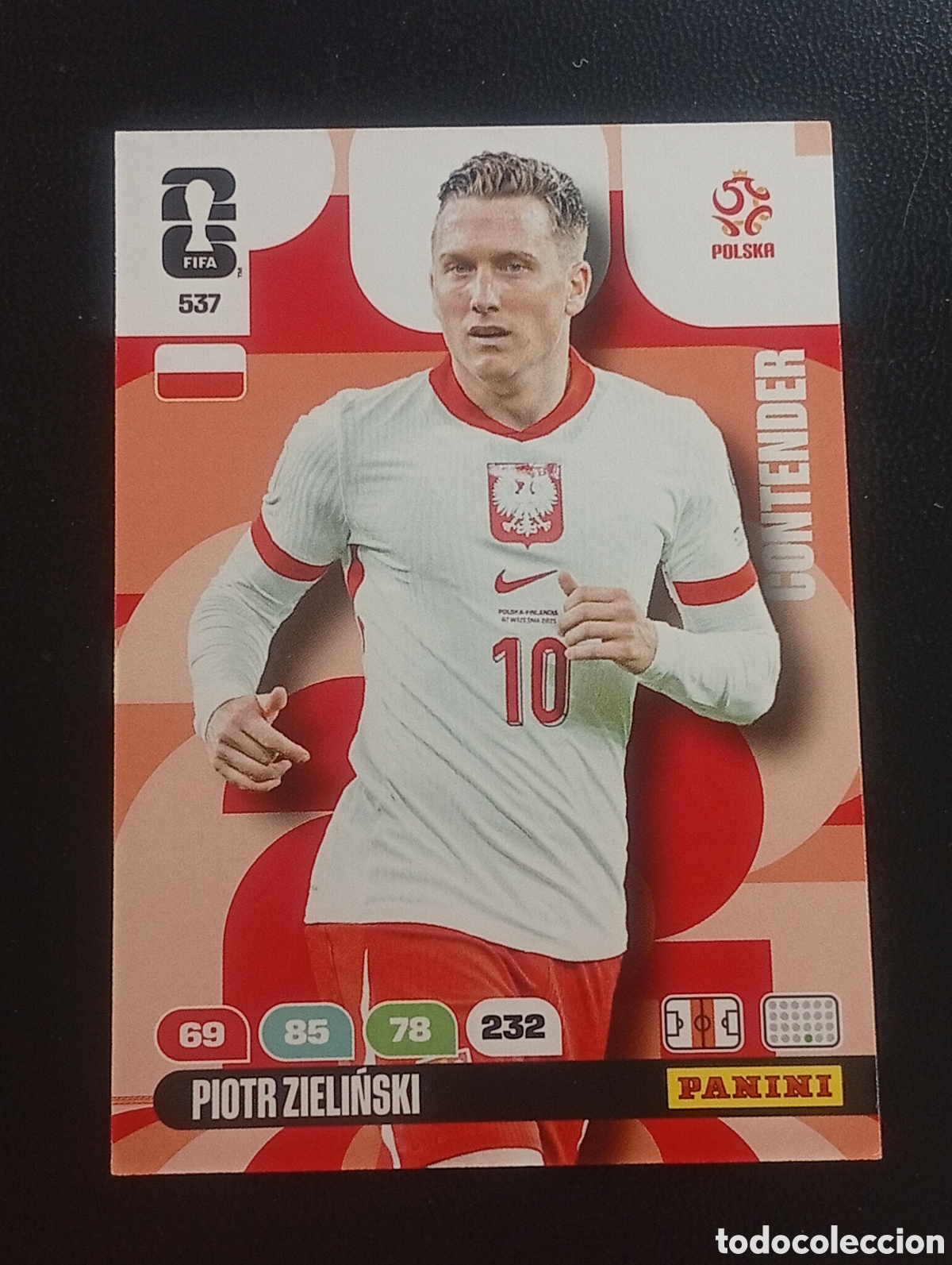 Cromos de F&uacute;tbol: 537 PIOTR ZIELINSKI POLAND POLSKA PANINI ADRENALYN MUNDIAL WORLD CUP 2026 CARD TOPPS USA MEX CAN