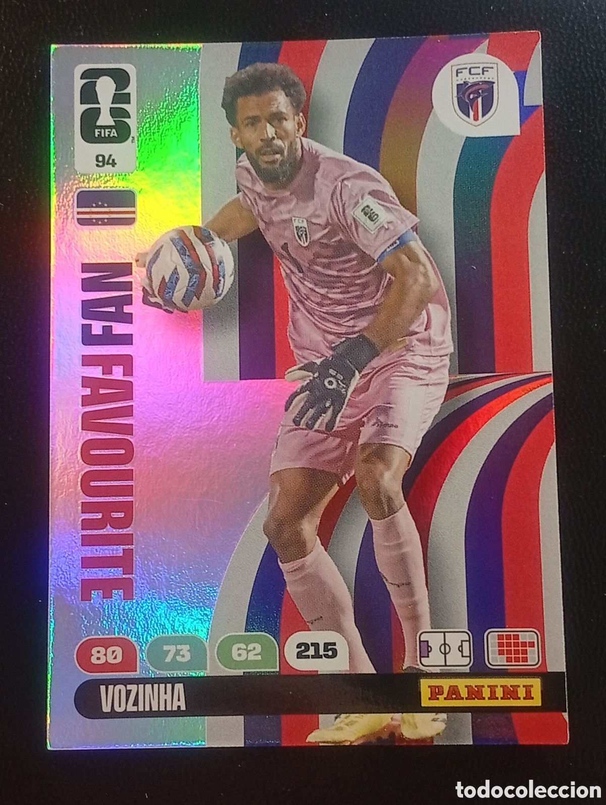 Cromos de F&uacute;tbol: 94 fan favourite VOZINHA CABO VERDE PANINI ADRENALYN MUNDIAL WORLD CUP 2026 CARD TOPPS USA MEX CAN