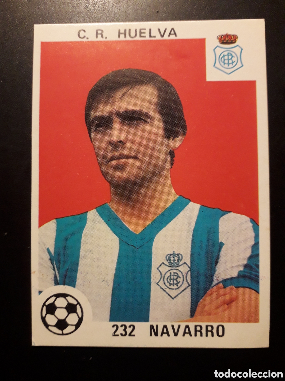 Cromos de F&uacute;tbol: NAVARRO RECREATIVO DE HUELVA N&deg; 232 SIN PEGAR, ED MAGA 1978-1979 78-79 PEDIDO M&Iacute;NIMO 3&euro;