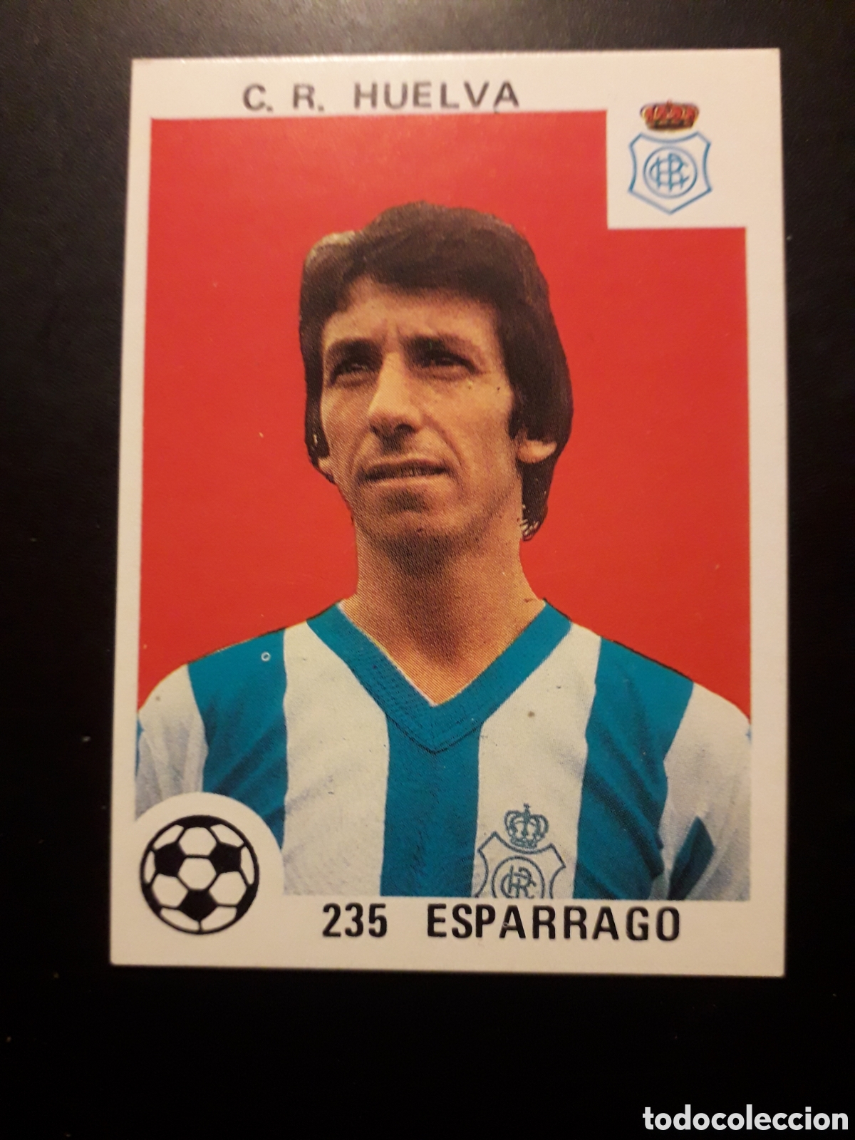 Cromos de F&uacute;tbol: ESP&Aacute;RRAGO RECREATIVO DE HUELVA N&deg; 235 SIN PEGAR, ED MAGA 1978-1979 78-79 PEDIDO M&Iacute;NIMO 3&euro;