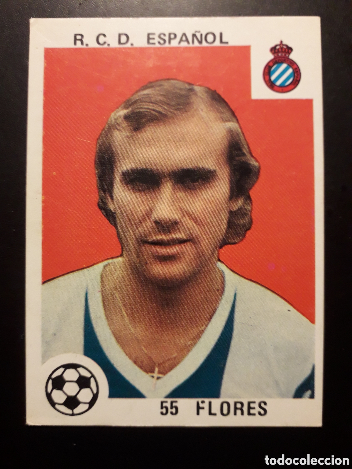 Cromos de F&uacute;tbol: FLORES RCD ESPA&Ntilde;OL N&deg; 55 SIN PEGAR, ED MAGA 1978-1979 78-79 PEDIDO M&Iacute;NIMO 3&euro;