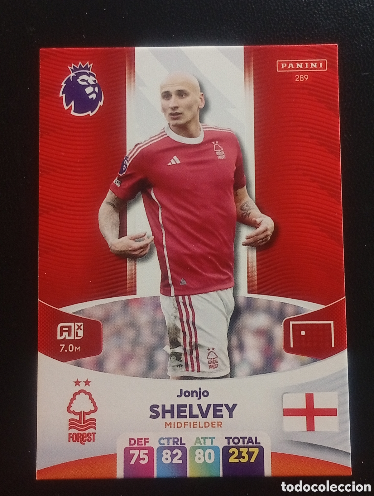 Cromos de F&uacute;tbol: 289 SHELVEY FOREST 2023 2024 ADRENALYN XL PREMIER LEAGUE PANINI CROMOS CARDS TOPPS