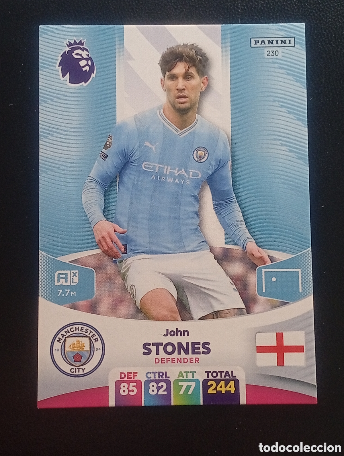 Cromos de F&uacute;tbol: 230 JOHN STONES CITY 2023 2024 ADRENALYN XL PREMIER LEAGUE PANINI CROMOS CARDS TOPPS