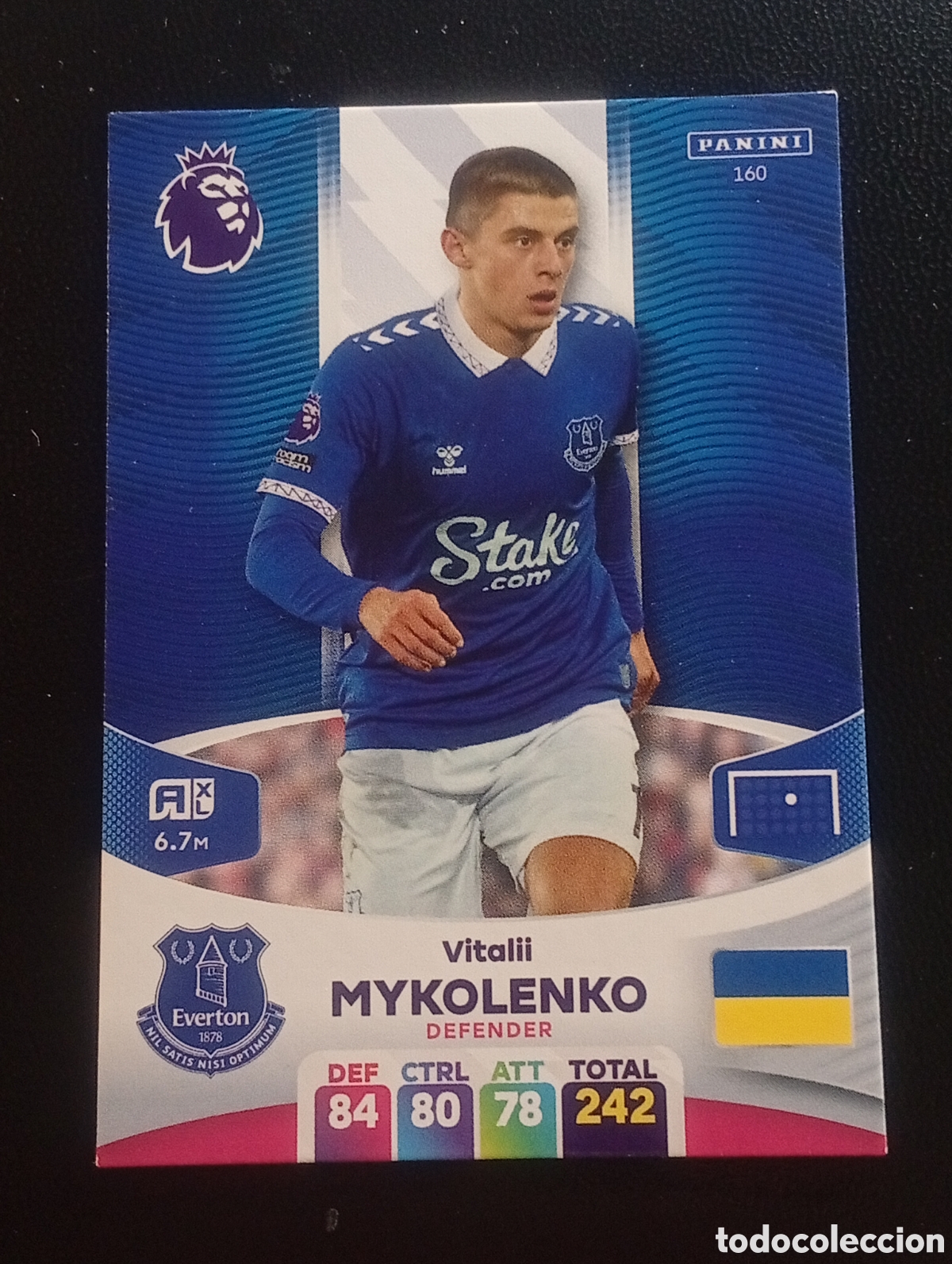 Cromos de F&uacute;tbol: 160 MYKOLENKO EVERTON 2023 2024 ADRENALYN XL PREMIER LEAGUE PANINI CROMOS CARDS TOPPS