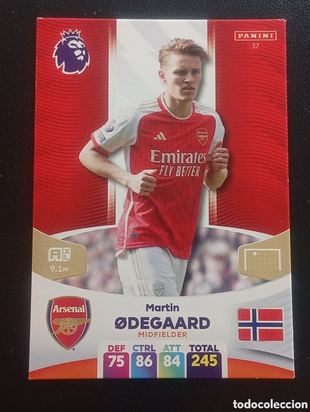 Cromos de F&uacute;tbol: 47 ODEGAARD ARSENAL 2023 2024 ADRENALYN XL PREMIER LEAGUE PANINI CROMOS CARDS TOPPS