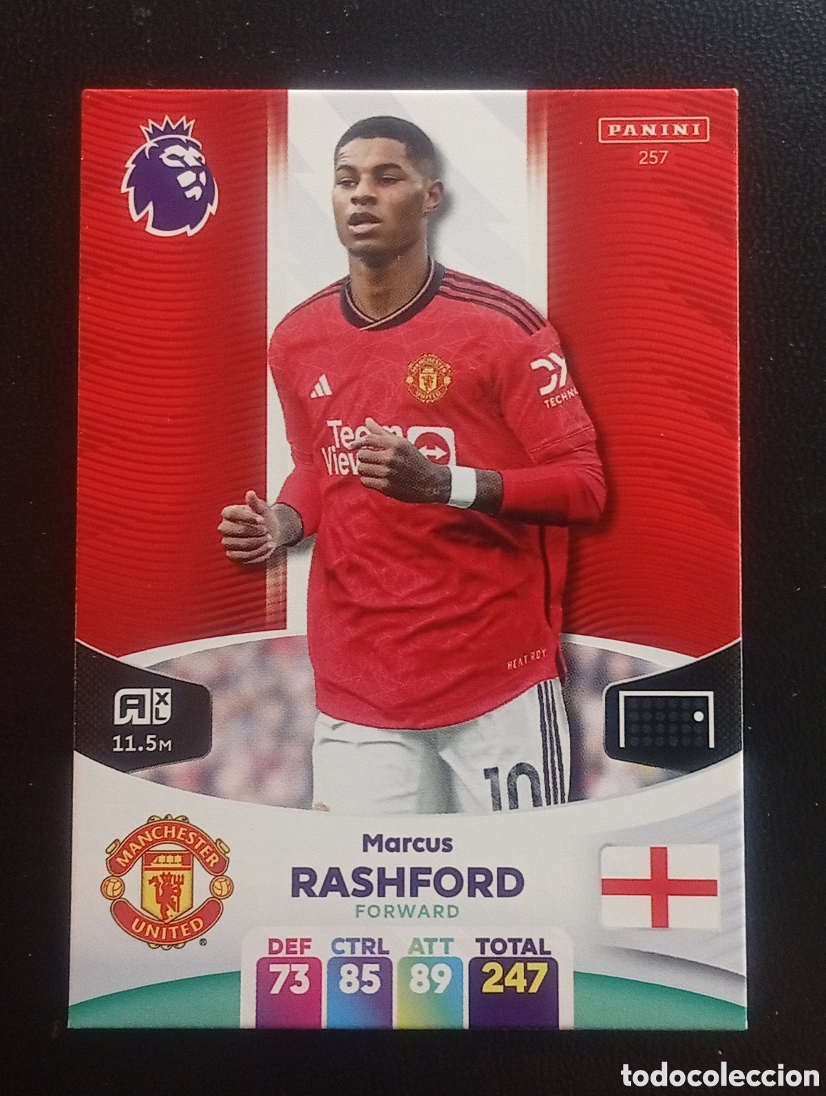 Cromos de F&uacute;tbol: 257 RASHFORD UNITED 2023 2024 ADRENALYN XL PREMIER LEAGUE PANINI CROMOS CARDS TOPPS