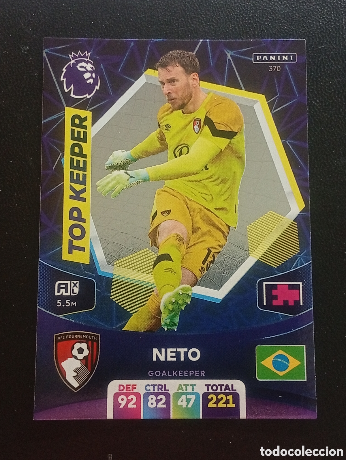 Cromos de F&uacute;tbol: 370 NETO 2023 2024 ADRENALYN XL PREMIER LEAGUE PANINI CROMOS CARDS TOPPS BRASIL BOURNEMOUTH