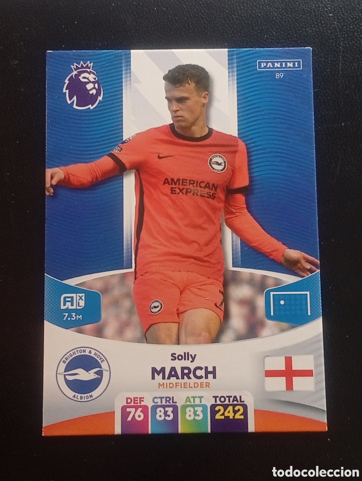 Cromos de F&uacute;tbol: 89 SOLLY MARCH BRIGHTON 2023 2024 ADRENALYN XL PREMIER LEAGUE PANINI CROMOS CARDS TOPPS