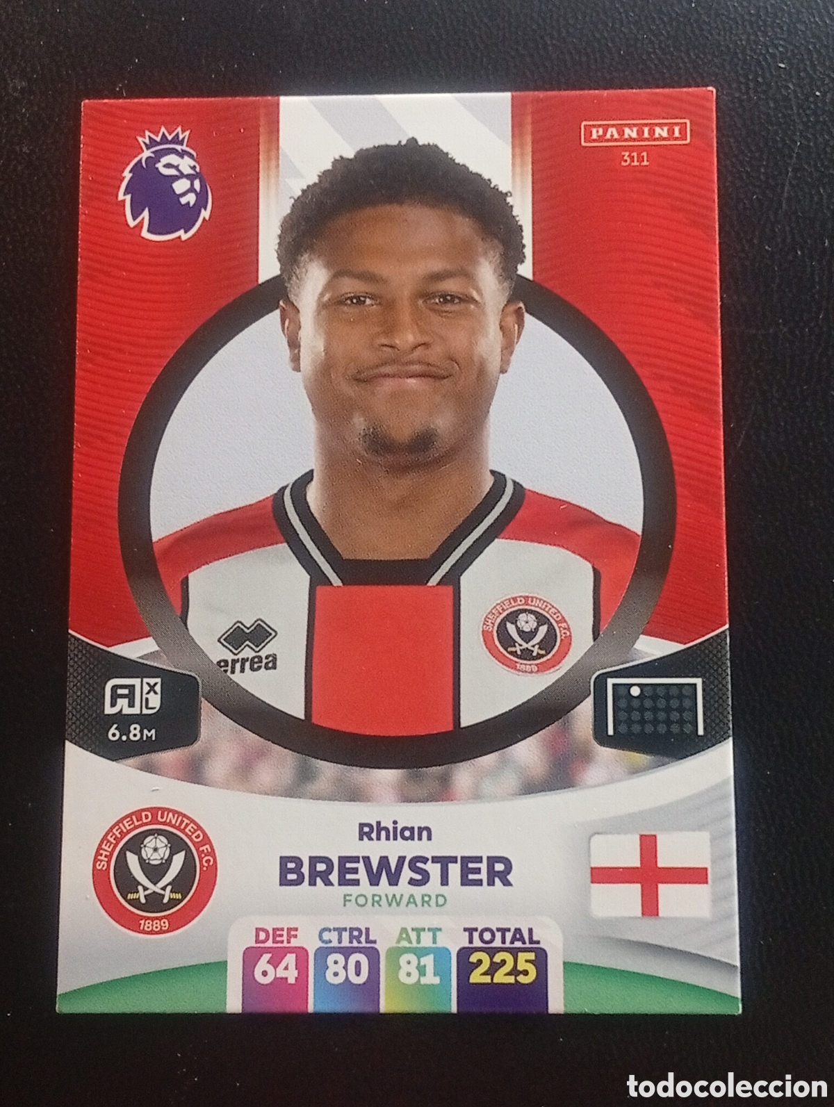 Cromos de F&uacute;tbol: 311 BREWSTER SHEFFIELD 2023 2024 ADRENALYN XL PREMIER LEAGUE PANINI CROMOS CARDS TOPPS