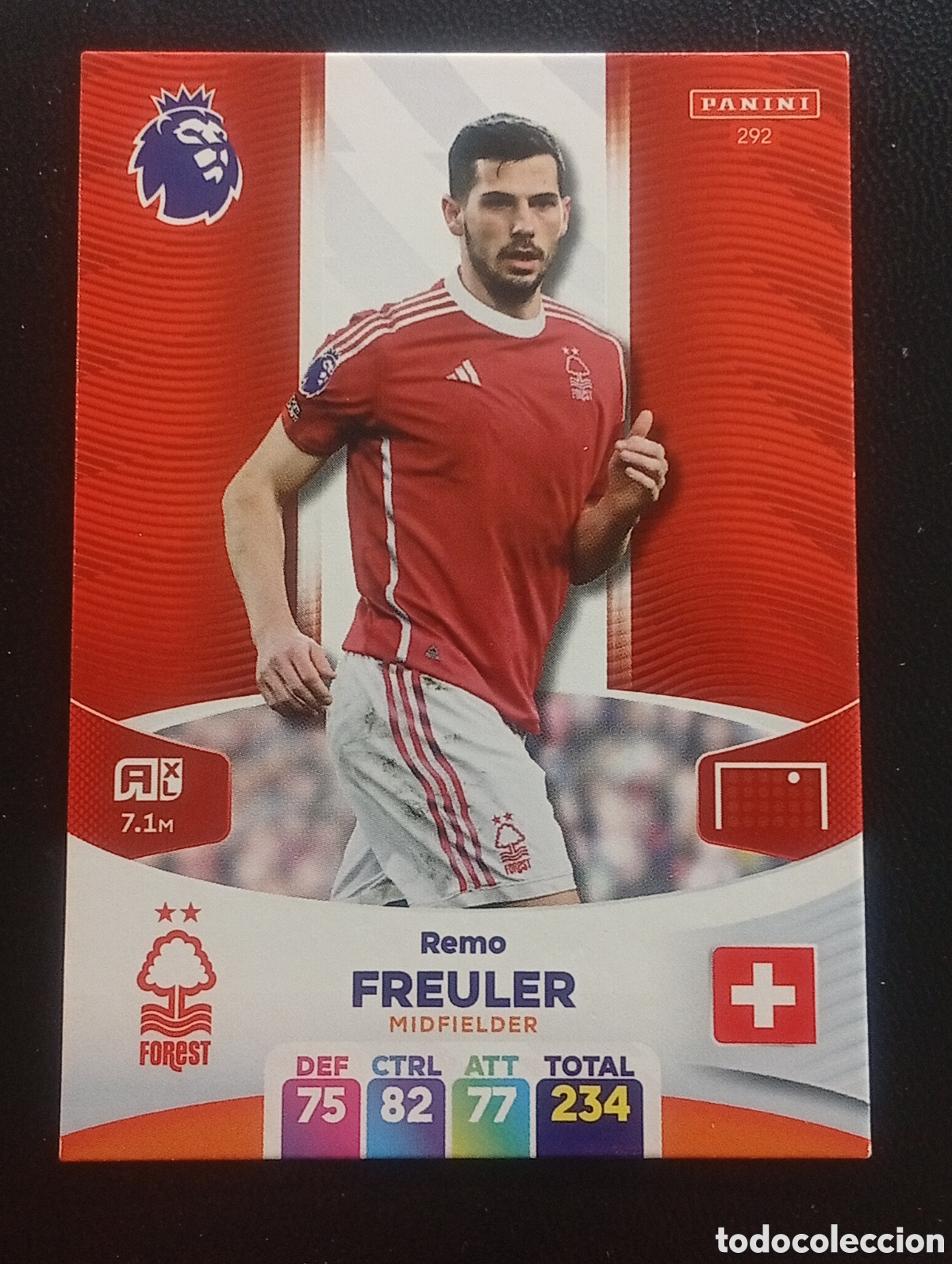 Cromos de F&uacute;tbol: 292 FREULER SUIZA 2023 2024 ADRENALYN XL PREMIER LEAGUE PANINI CROMOS CARDS TOPPS