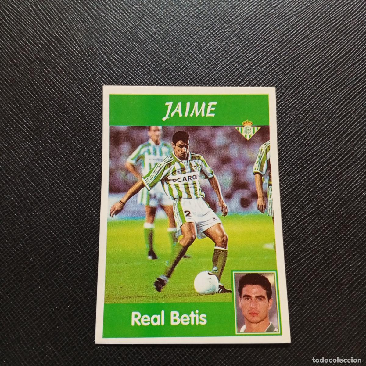 Cromos de F&uacute;tbol: 50 JAIME REAL BETIS PANINI 1997 1998 CROMO FUTBOL 97 98 - SIN PEGAR - A158 PG379