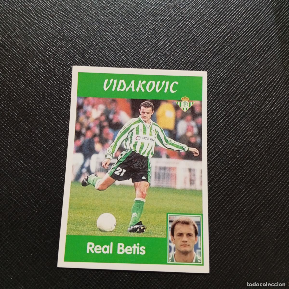 Cromos de F&uacute;tbol: 51 VIDAKOVIC REAL BETIS PANINI 1997 1998 CROMO FUTBOL 97 98 - SIN PEGAR - A158 PG388