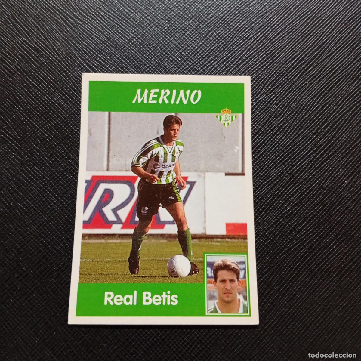 Cromos de F&uacute;tbol: 55 MERINO REAL BETIS PANINI 1997 1998 CROMO FUTBOL 97 98 - SIN PEGAR - A158 PG442