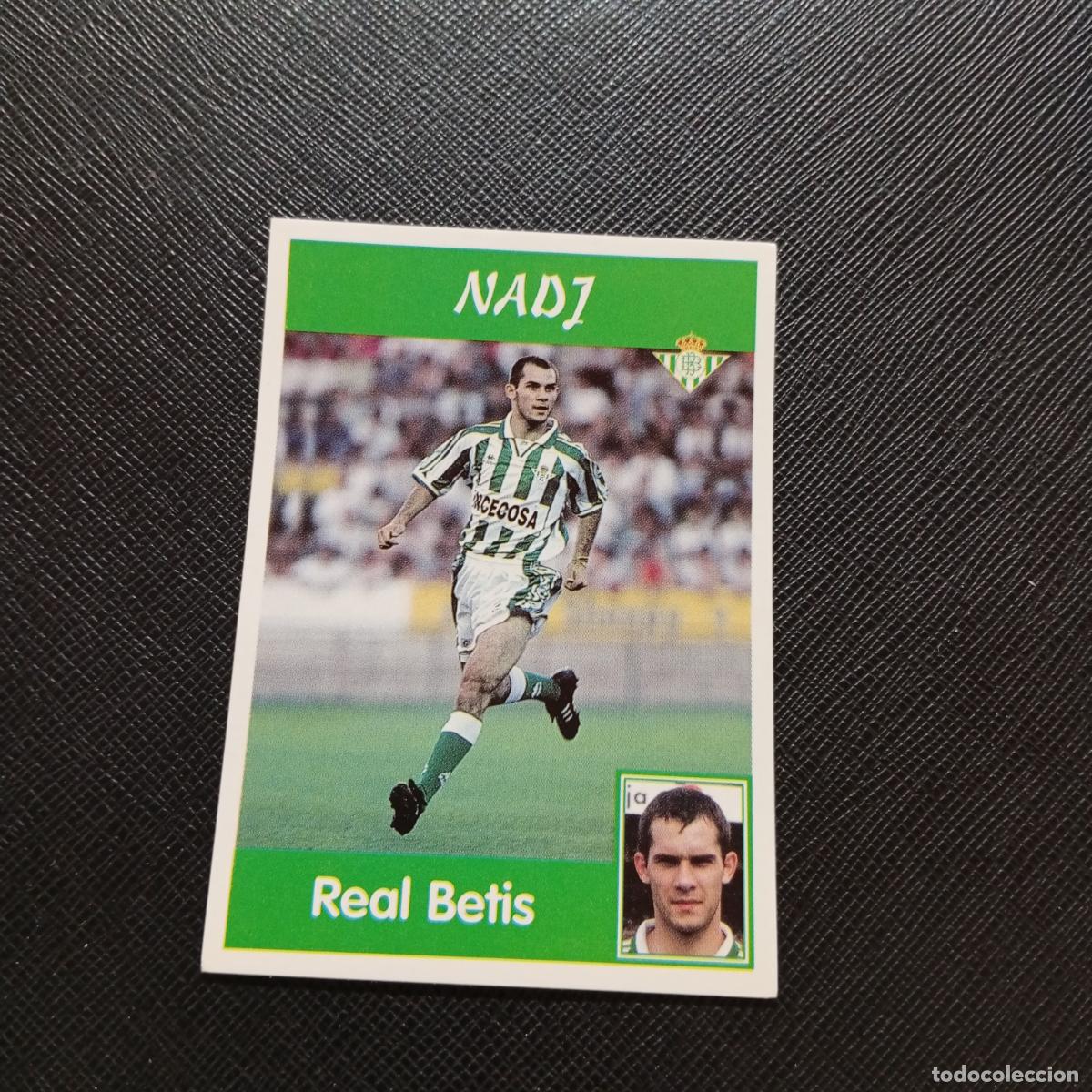 Cromos de F&uacute;tbol: 56 NADJ REAL BETIS PANINI 1997 1998 CROMO FUTBOL 97 98 - SIN PEGAR - A158 PG415