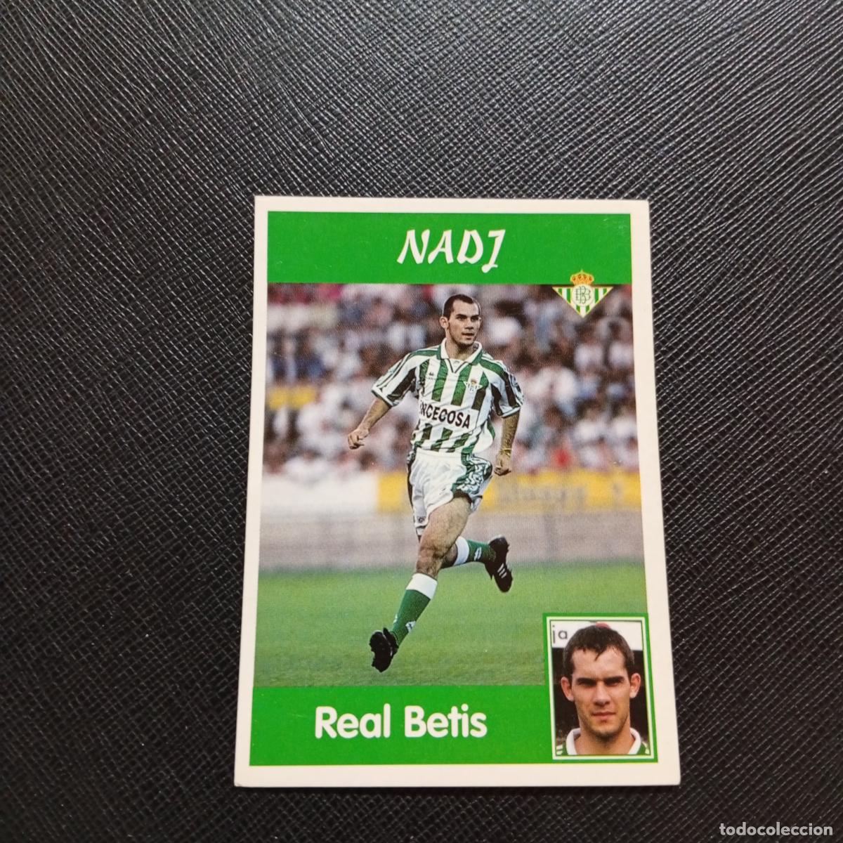 Cromos de F&uacute;tbol: 56 NADJ REAL BETIS PANINI 1997 1998 CROMO FUTBOL 97 98 - SIN PEGAR - A158 PG415 B