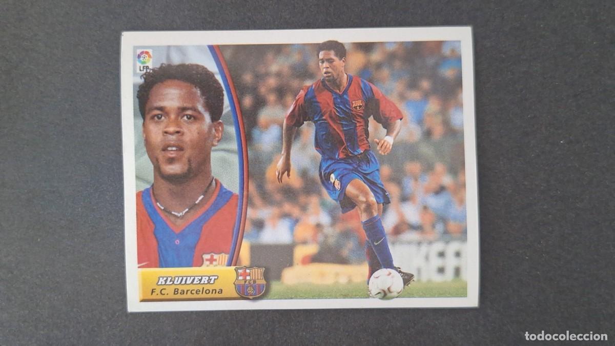 Football Stickers: KLUIVERT F. C. BARCELONA LIGA ESTE 2003/04 03 04 NUNCA PEGADO SIN PEGAR
