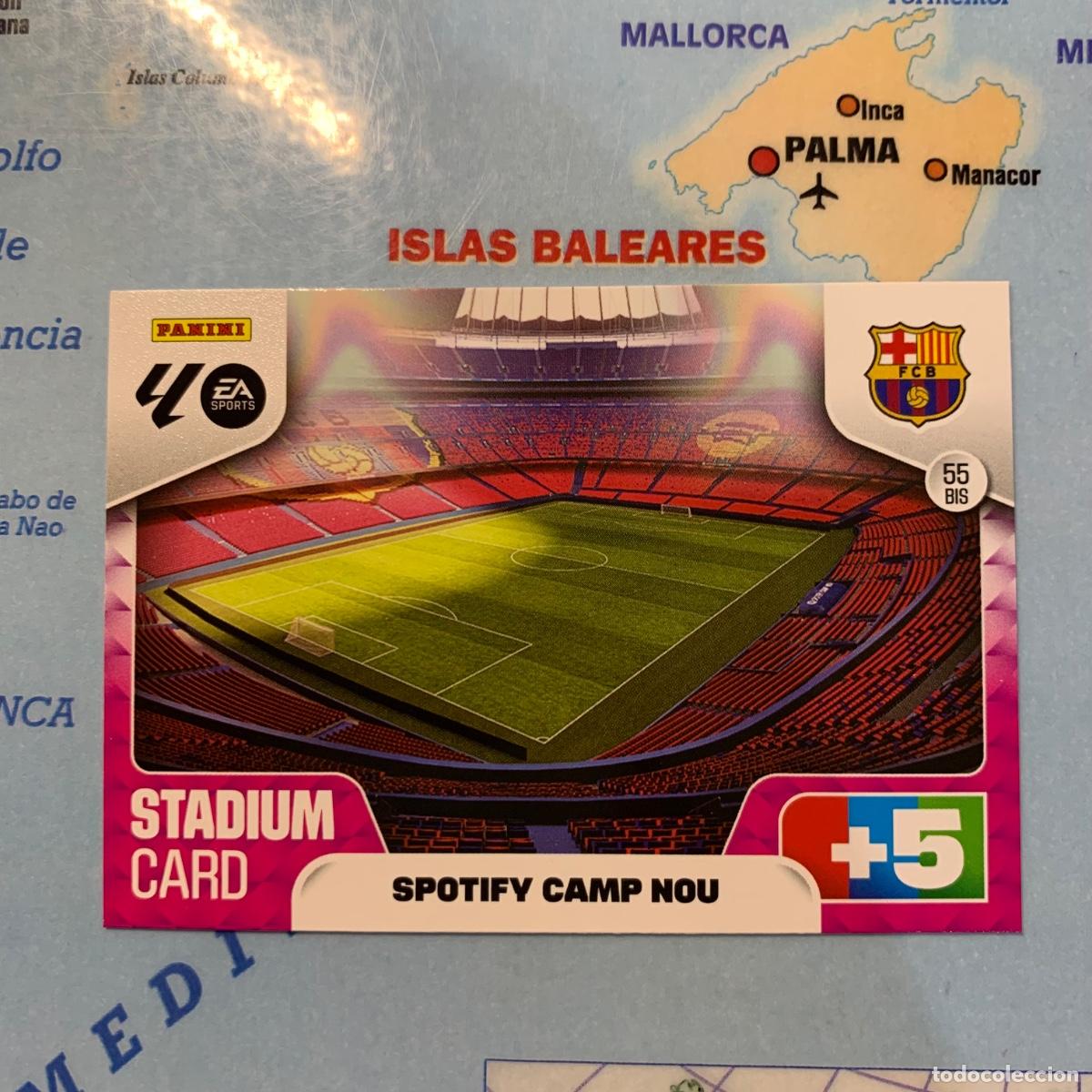 Cromos de Futebol: Stadium Card del Barcelona n&uacute;mero 55 bis cromo adrenalyn XL 25-26 2025-2026