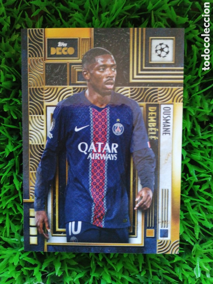 Cromos de F&uacute;tbol: Dembele Paris Saint-Germain Deco 25-26