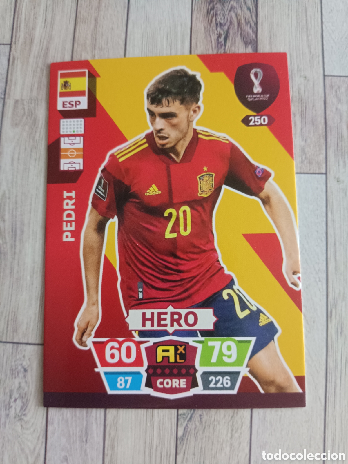 Football Stickers: 250 PEDRI ESPA&Ntilde;A ADRENALYN XL MUNDIAL 2022 WORLD CUP QATAR PANINI 26