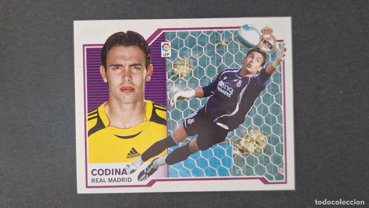 Cartes &agrave; collectionner de Football: CODINA REAL MADRID LIGA ESTE 2007/08 07 08 NUNCA PEGADO SIN PEGAR