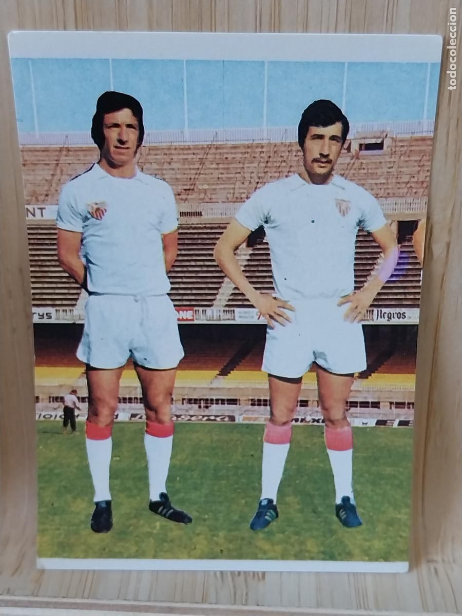 Figurine di Calcio: ESPARRAGO - CANTUDO SEVILLA RUIROMER A&Ntilde;O 1975 75 76 CROMO 191 **--** SIN PEGAR NUNCA ROMERO