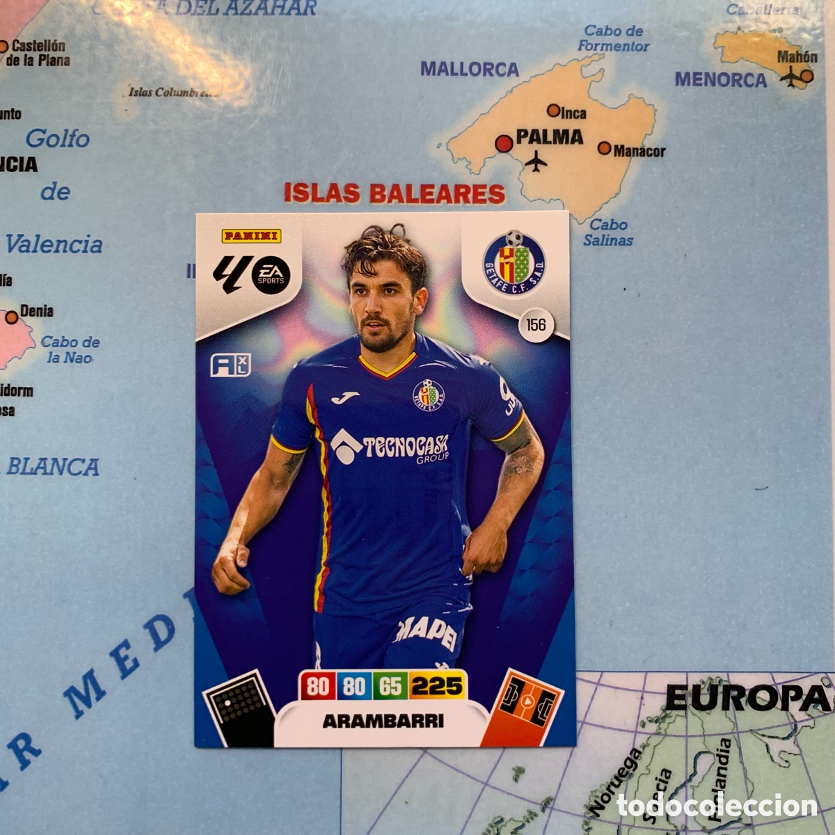 Cromos de F&uacute;tbol: Arambarri n&uacute;mero 156 del Getafe cromo adrenalyn XL 25-26 2025-2026