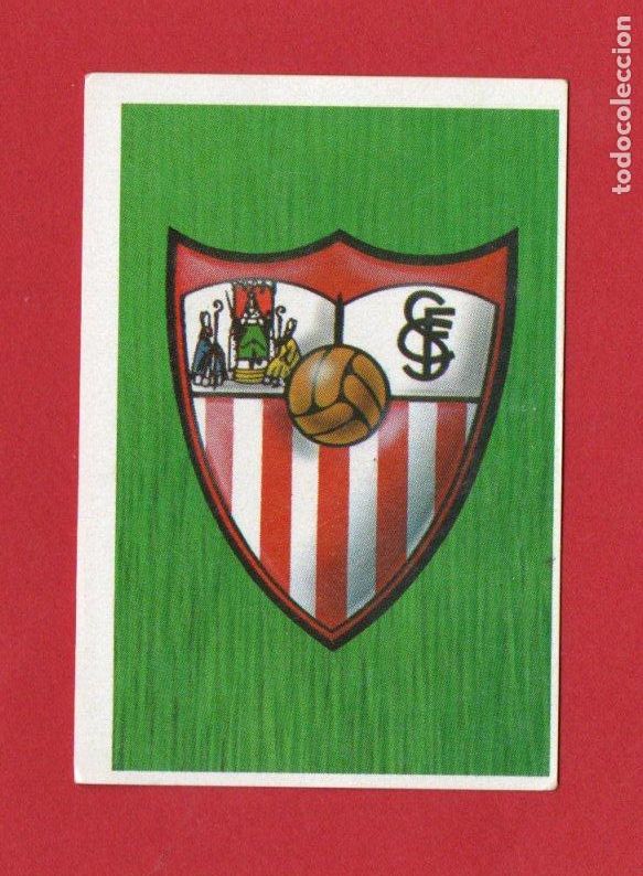 Cromos de F&uacute;tbol: ESTE 88 89 ESCUDO DEL SEVILLA CF NUEVO SIN PEGAR ESTE 1988 1989
