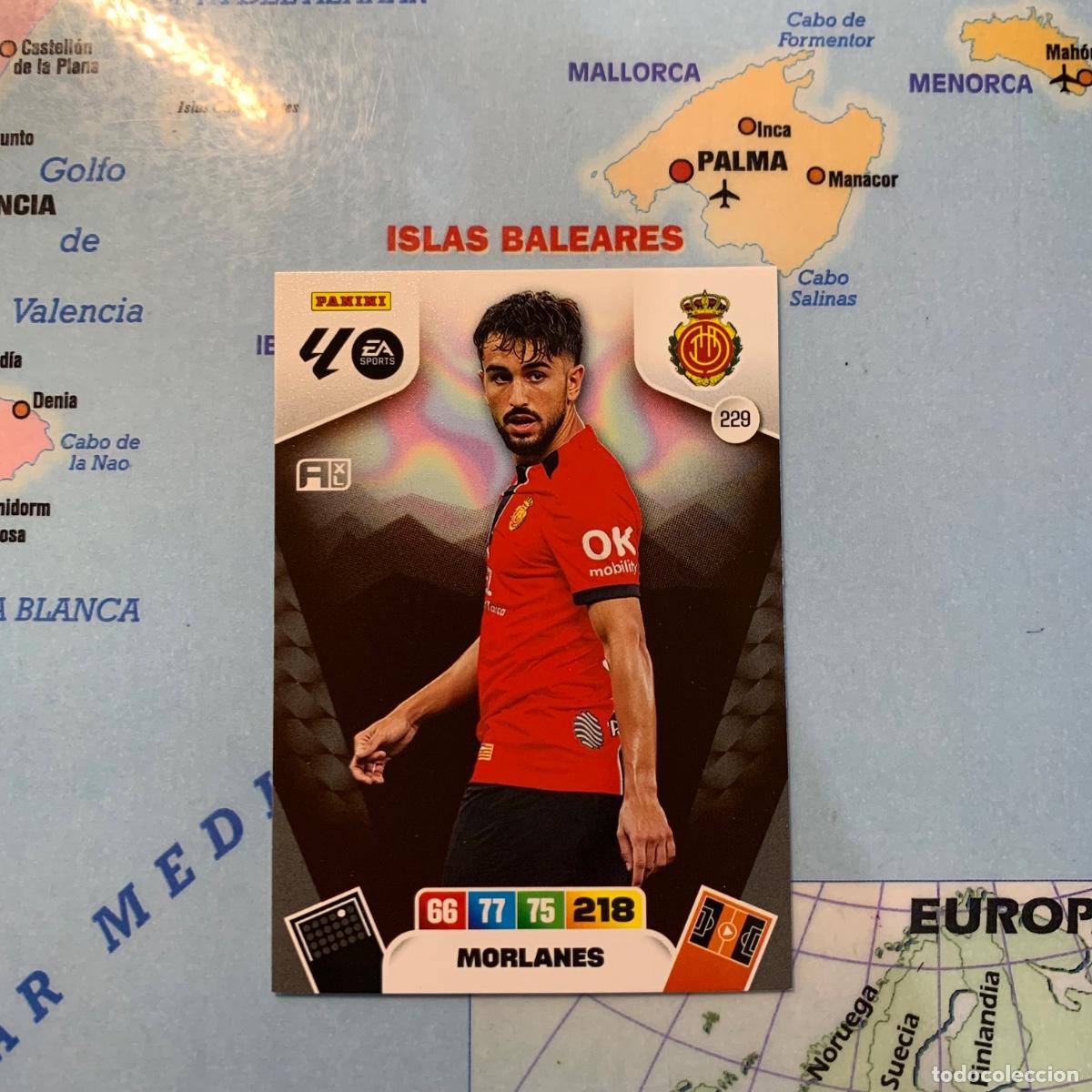 Football Stickers: Morlanes n&uacute;mero 229 del Mallorca cromo adrenalyn XL 25-26 2025-2026