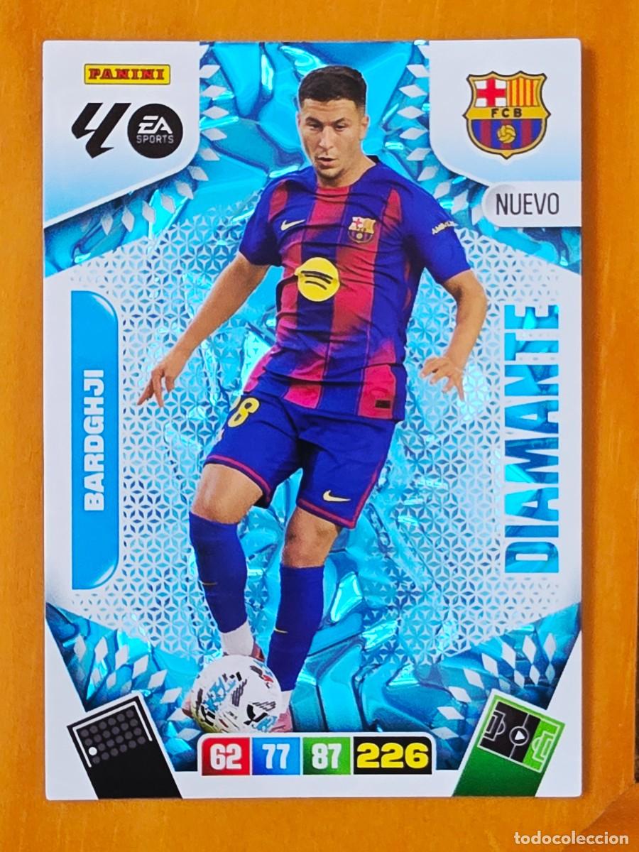 Cromos de F&uacute;tbol: Roony Bardghji, FC Barcelona, Nuevo Diamante, Panini Adrenalyn XL Liga 2025 2026 25 26