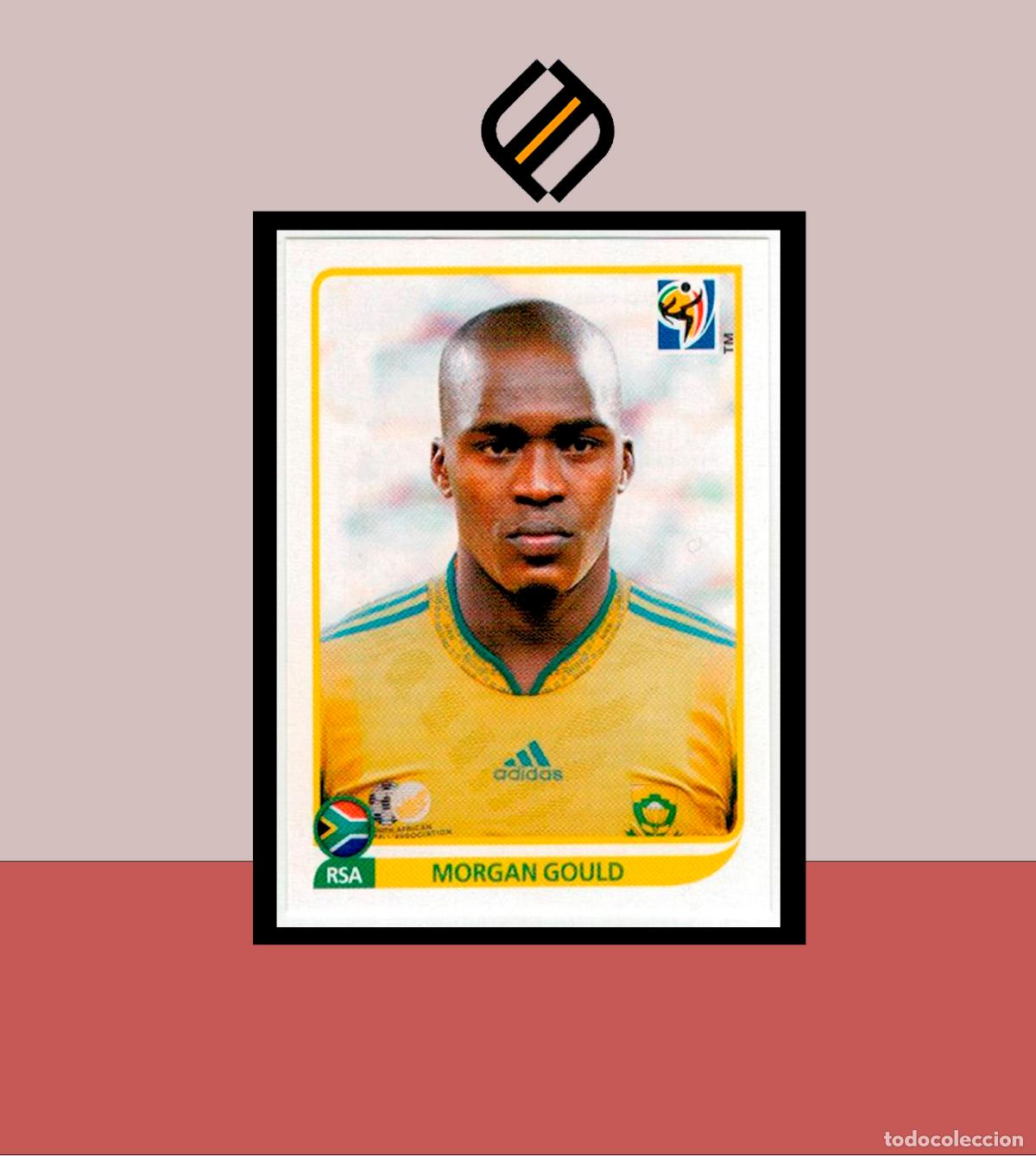 Cromos de F&uacute;tbol: FIFA WORLD CUP 2010 SOUTH AFRICA PANINI N&ordm; 36 MORGAN GOULD SUDAFRICA ALBUM MUNDIAL COLECCI&Oacute;N