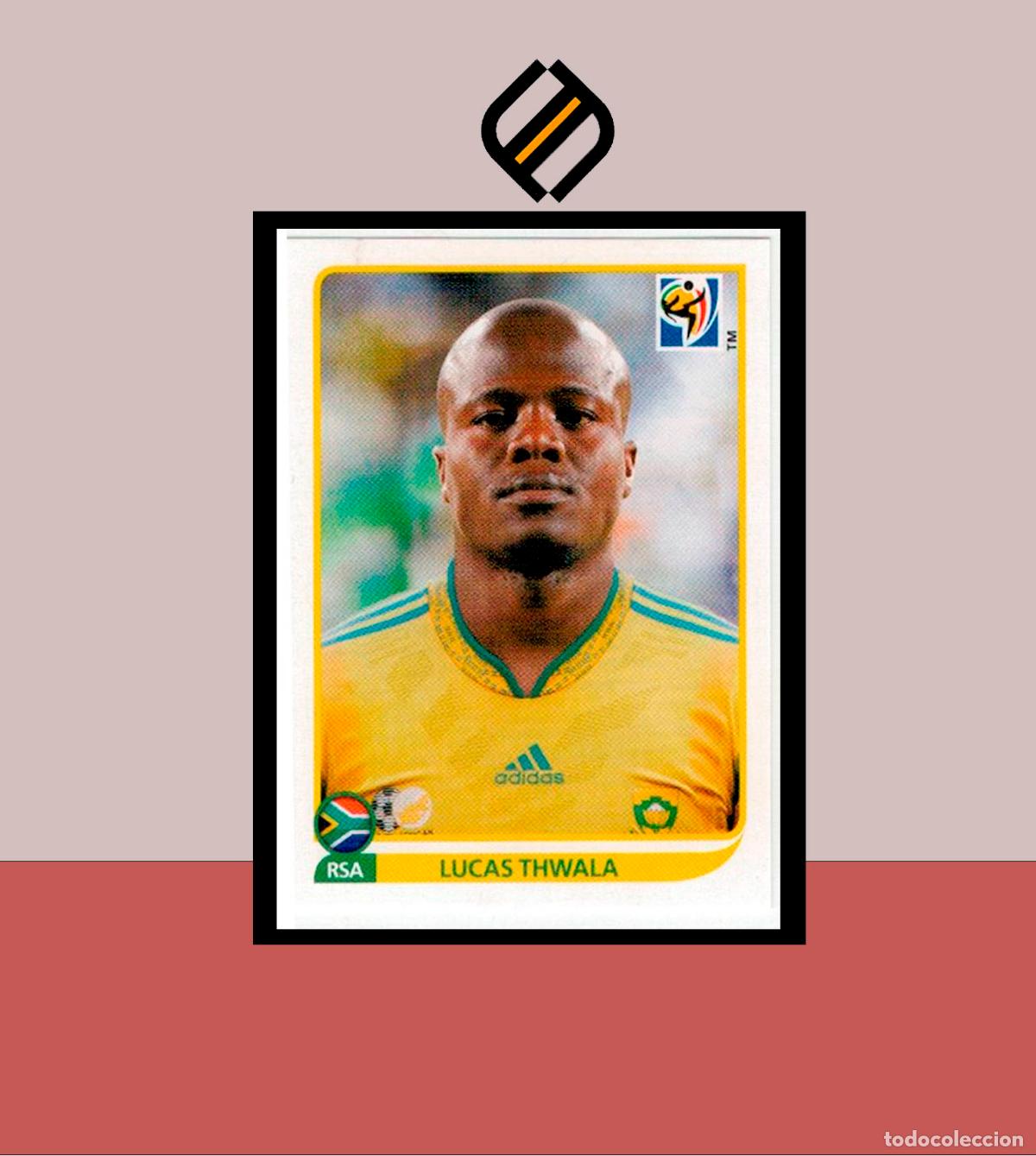 Cromos de F&uacute;tbol: FIFA WORLD CUP 2010 SOUTH AFRICA PANINI N&ordm; 37 LUCAS THWALA SUDAFRICA ALBUM MUNDIAL COLECCI&Oacute;N