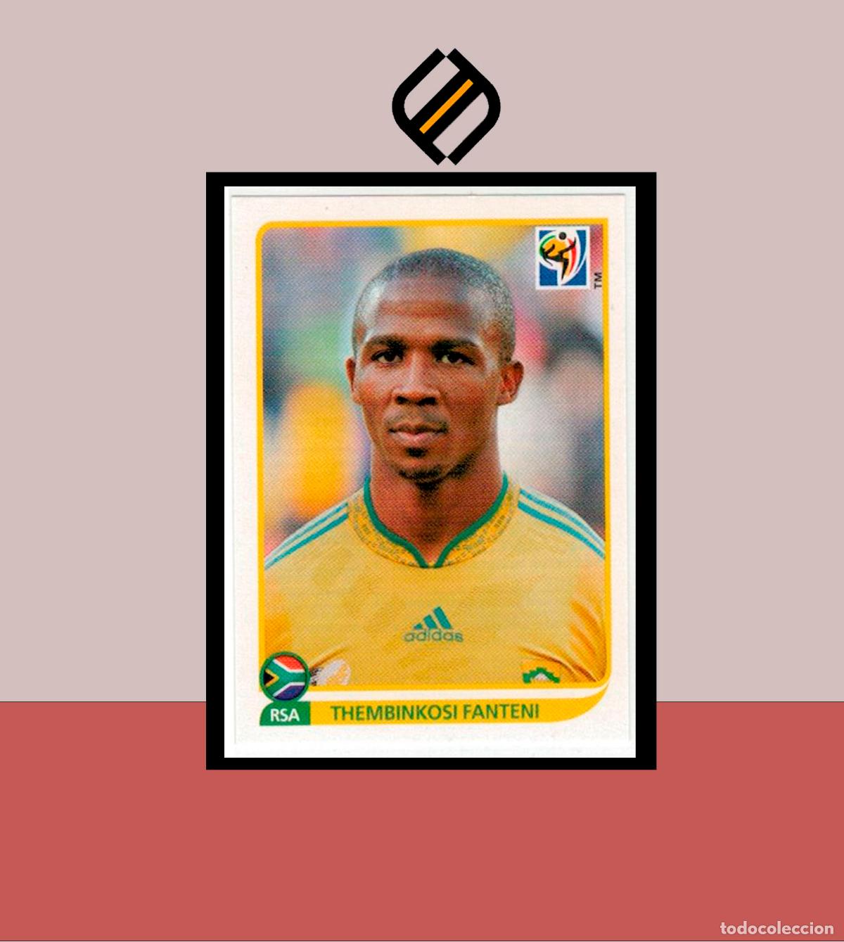 Cromos de F&uacute;tbol: FIFA WORLD CUP 2010 SOUTH AFRICA PANINI N&ordm; 45 THEMBINKOSI FANTENI SUDAFRICA ALBUM MUNDIAL COLECCI&Oacute;N