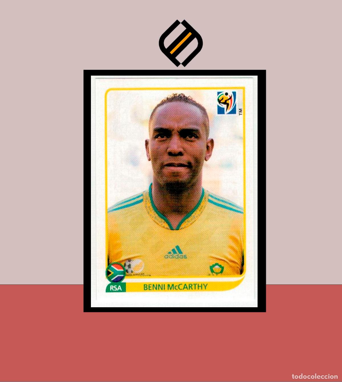 Cromos de F&uacute;tbol: FIFA WORLD CUP 2010 SOUTH AFRICA PANINI N&ordm; 46 BENNI MCCARTHY SUDAFRICA ALBUM MUNDIAL COLECCI&Oacute;N