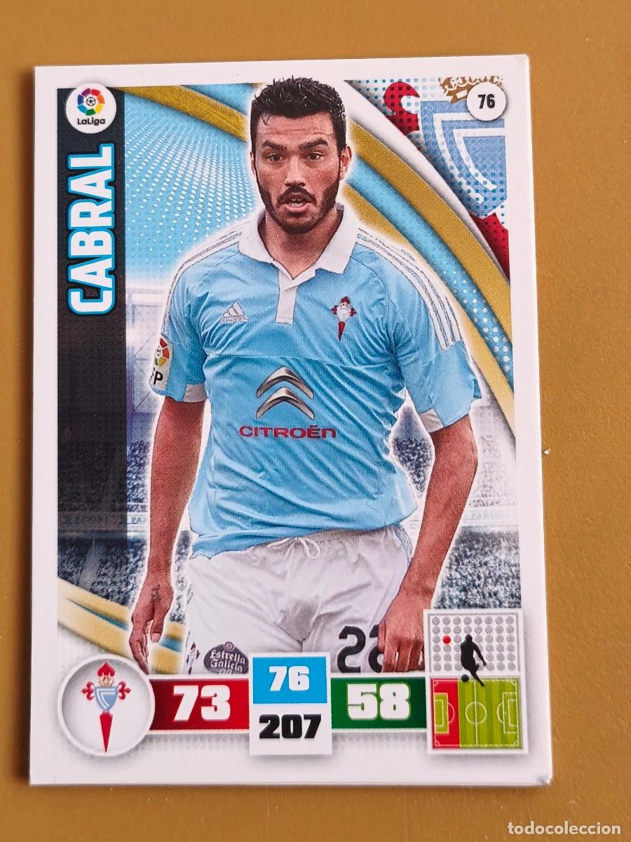 Cromos de f&uacute;tbol: cabral, adrenalyn 2015 16 - Foto 1