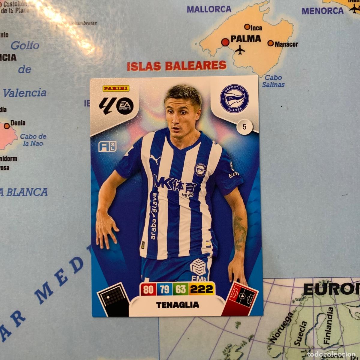 Cromos de F&uacute;tbol: Tenaglia n&uacute;mero 5 del Alav&eacute;s cromo adrenalyn XL 25-26 2025-2026