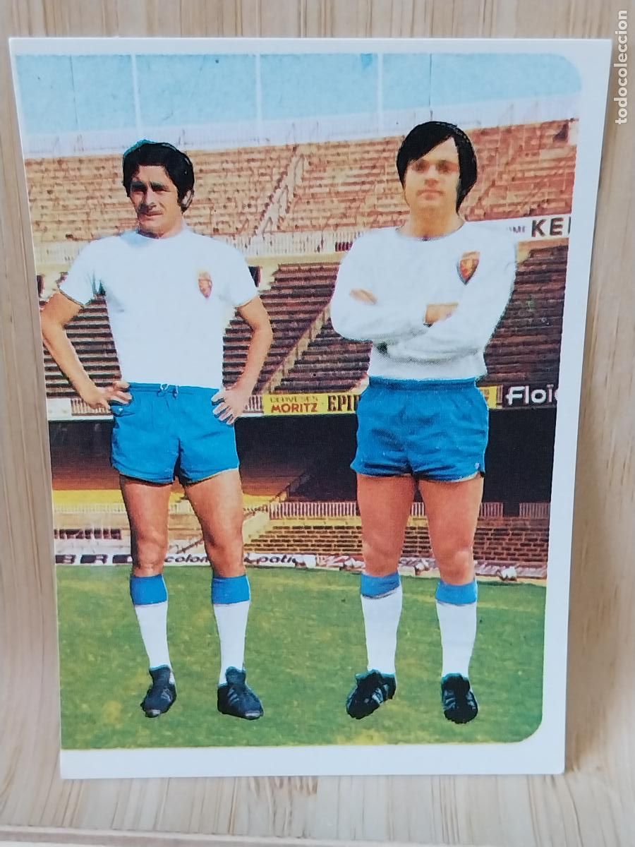 Cromos de F&uacute;tbol: LEIROS - J GONZALEZ ZARAGOZA RUIROMER A&Ntilde;O 1975 75 76 CROMO 144 **-*-** SIN PEGAR NUNCA ROMERO