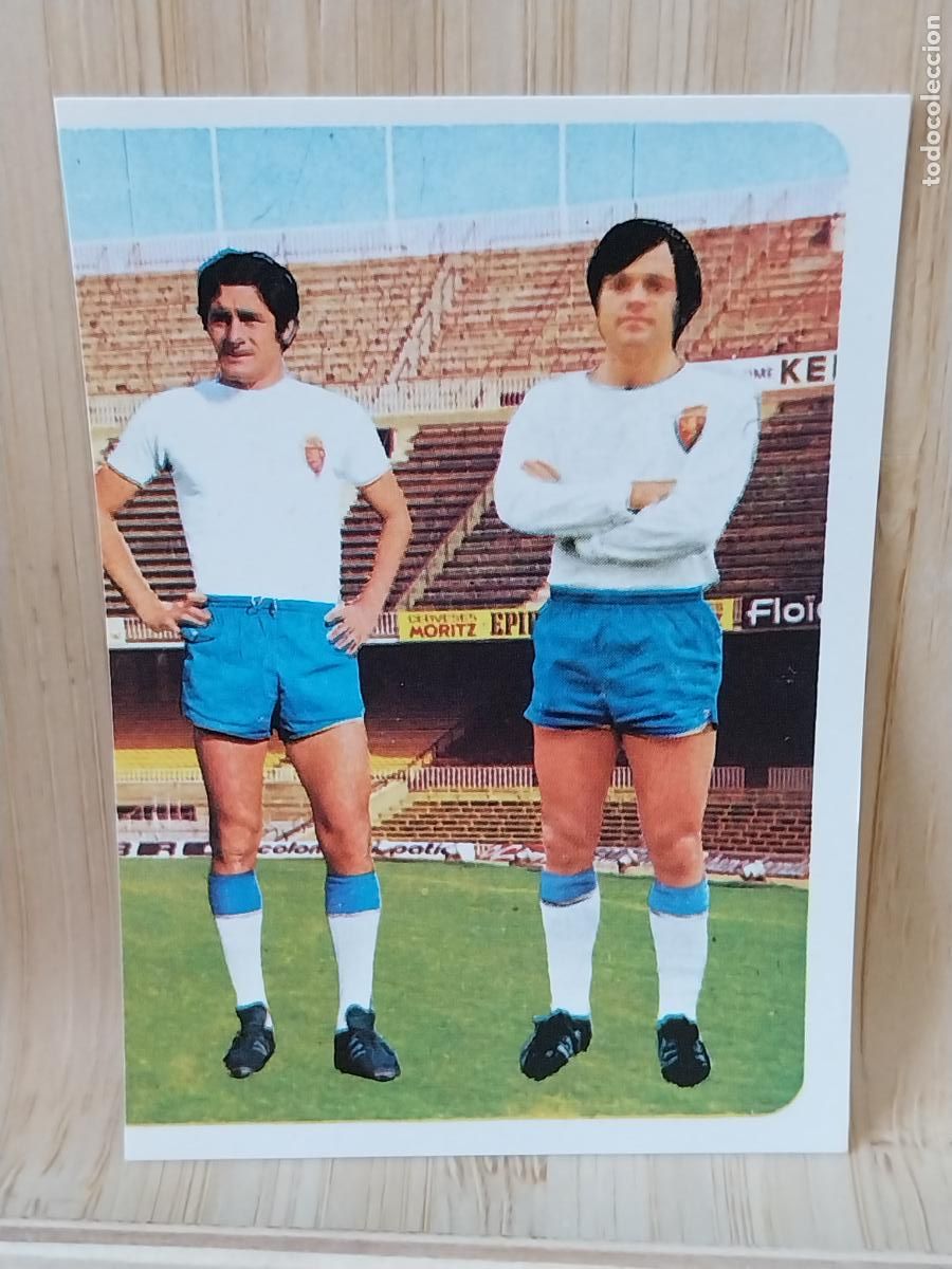 Cromos de F&uacute;tbol: LEIROS - J GONZALEZ ZARAGOZA RUIROMER A&Ntilde;O 1975 75 76 CROMO 144 ***-** SIN PEGAR NUNCA ROMERO