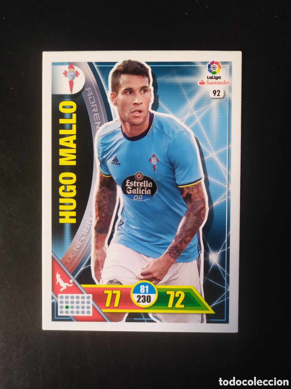 Cromos de F&uacute;tbol: Adrenalyn 2016 2017 16 17 panini Hugo Mallo n&deg; 92 Celta Vigo