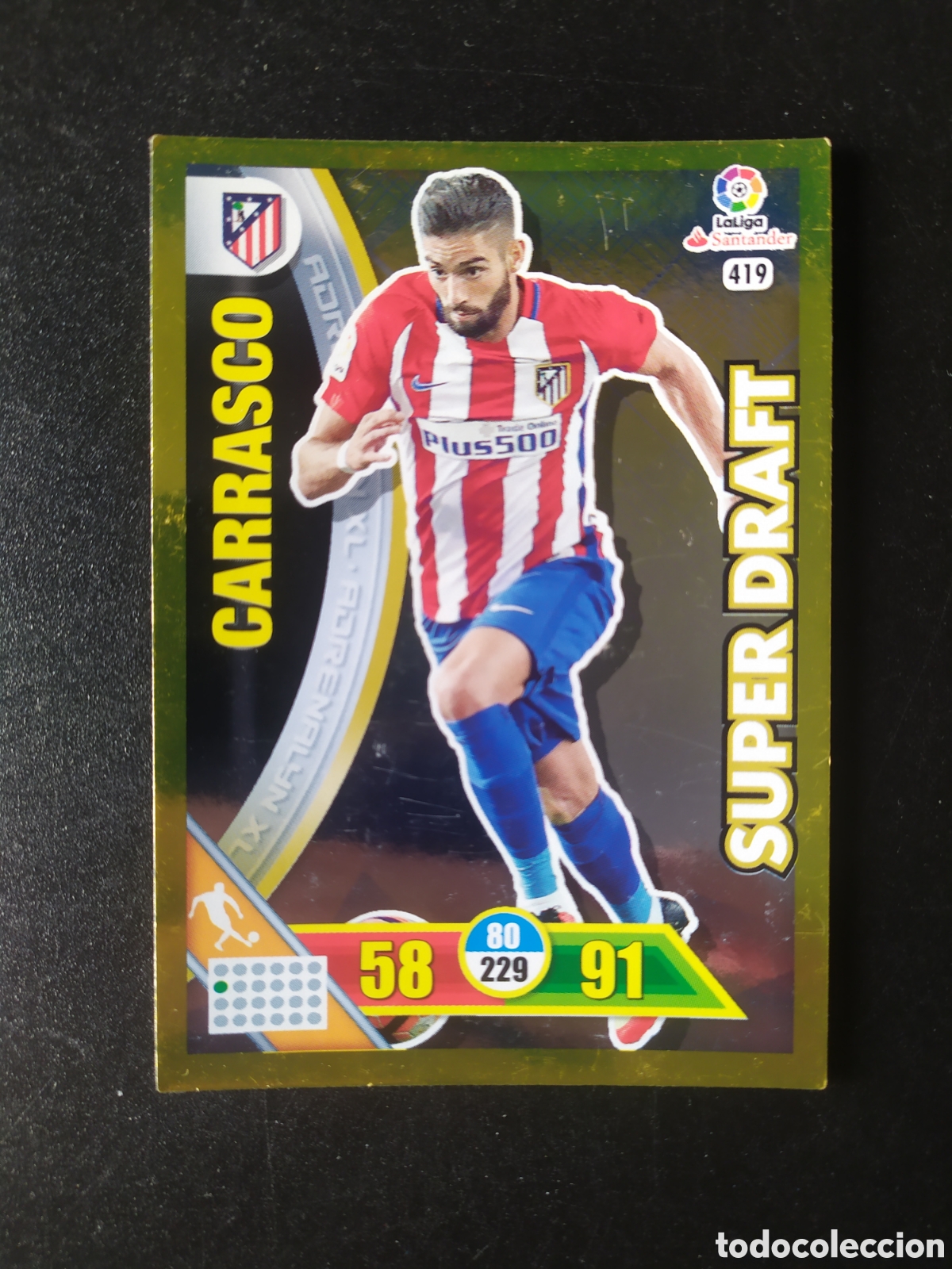 Cromos de F&uacute;tbol: Adrenalyn 2016 2017 16 17 panini Carrasco super draft n&deg; 419 Atl&eacute;tico Madrid