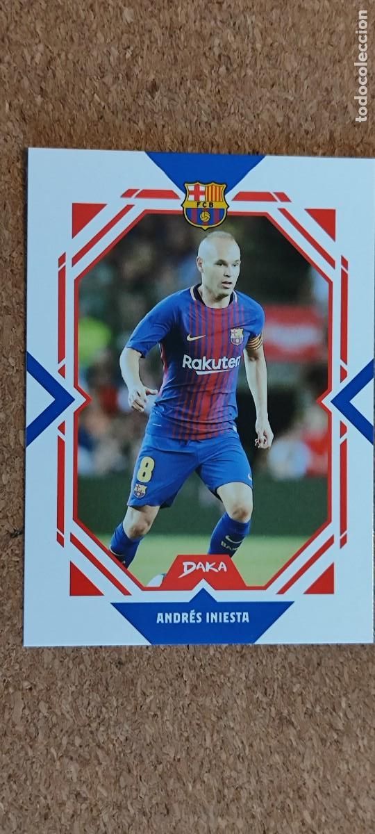 Fu&szlig;ball-Sticker: TOP AUDIENCE 205/2026 FC BARCELONA CARD INIESTA # DAKA