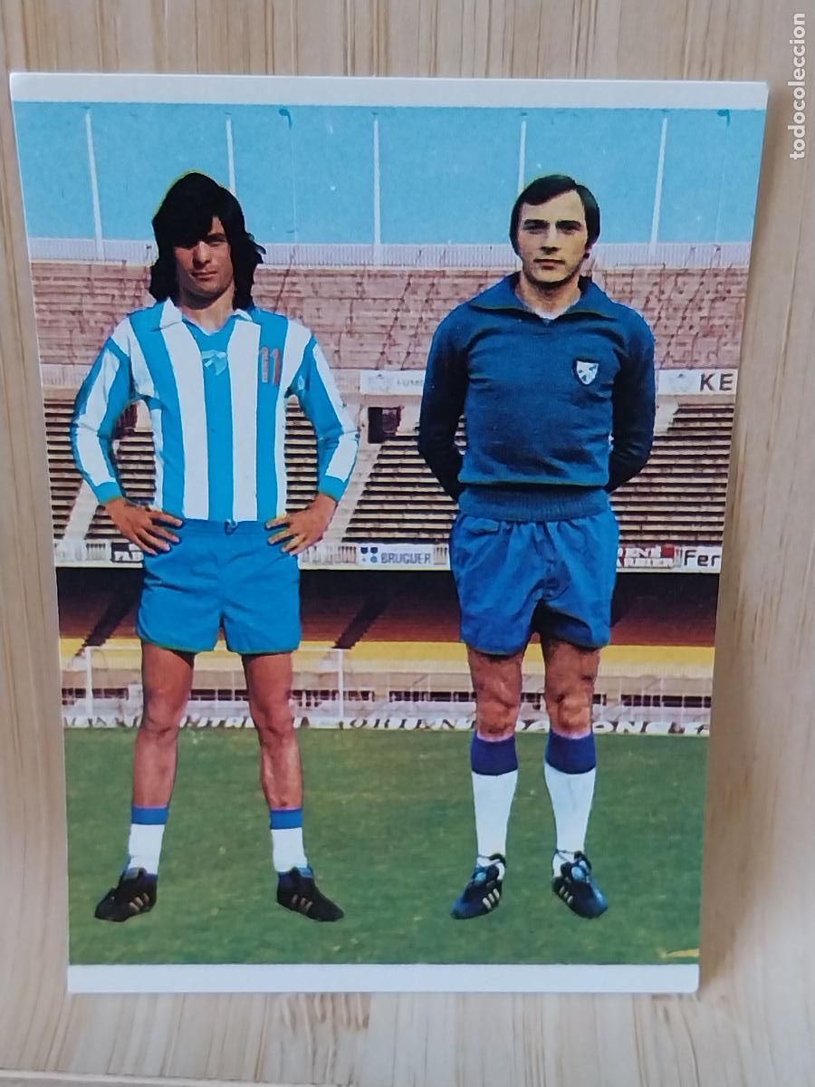 Football Stickers: MELENDEZ - GUERINI MALAGA RUIROMER A&Ntilde;O 1975 75 76 CROMO 94 **----** SIN PEGAR NUNCA ROMERO