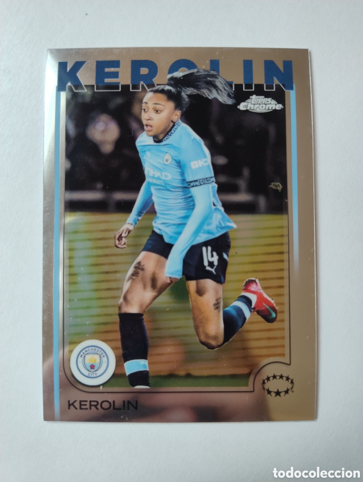 Cartes &agrave; collectionner de Football: 2 - Kerolin - Manchester City - Topps UCC Chrome Femenino 2024 - 2025