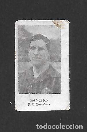 Fu&szlig;ball-Sticker: SANCHO F.C BARCELONA , CROMO ANTIGUO FUTBOL , CHOCOLATES KIK 1920 . NUNCA PEGADO