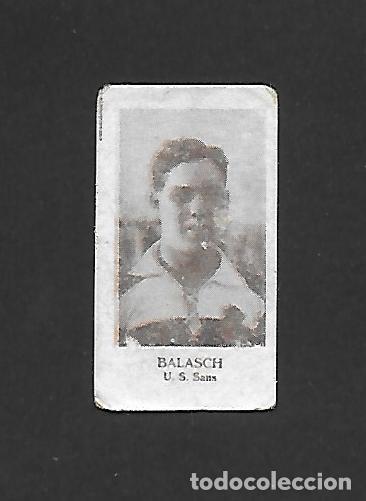 Fu&szlig;ball-Sticker: BALASCH U.S SANS , CROMO ANTIGUO FUTBOL , CHOCOLATES KIK 1920 . NUNCA PEGADO