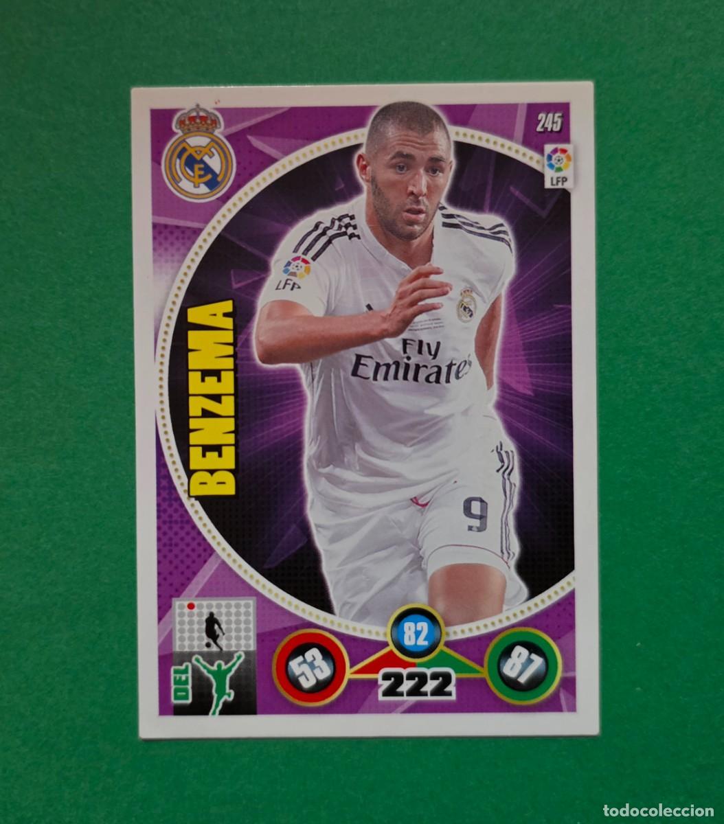 Cromos de F&uacute;tbol: 245 BENZEMA - REAL MADRID - ADRENALYN XL 2014-15 - 14/15